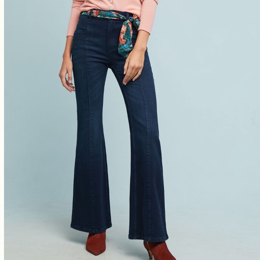 Pilcro ultra high rise bootcut jeans